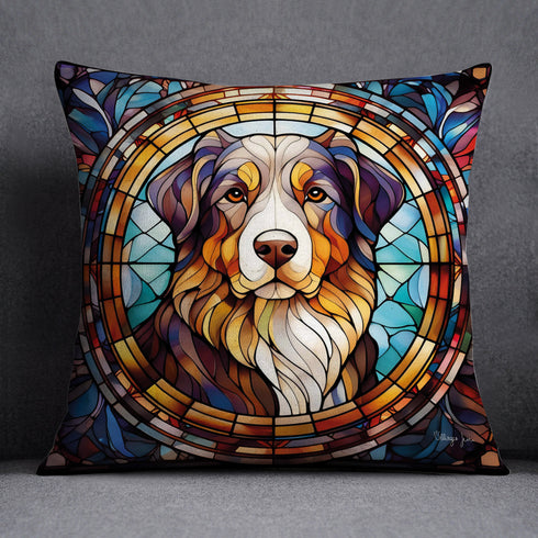 Bernese Mountain Dog Suncatcher Design Cushion